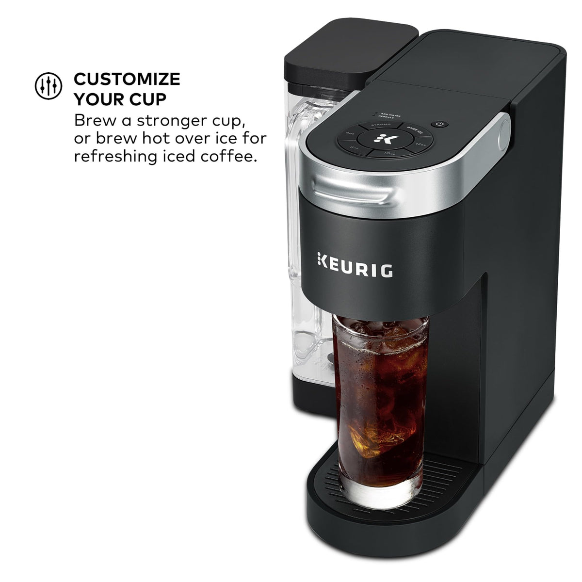 Keurig K-Supreme Single Serve K-Cup Pod Coffee Maker, Black