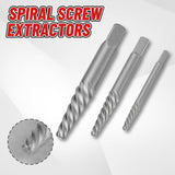 UYECOVE 14 Pieces Screw Extractor Set, Left Hand Drill Bits Set for Removing Stripped Screws and Broken Bolts 35# Cr-Mo & 6542 HSS Steel Cobalt Easy Out Screw Extractor Set Broken Bolt Extractor Kit
