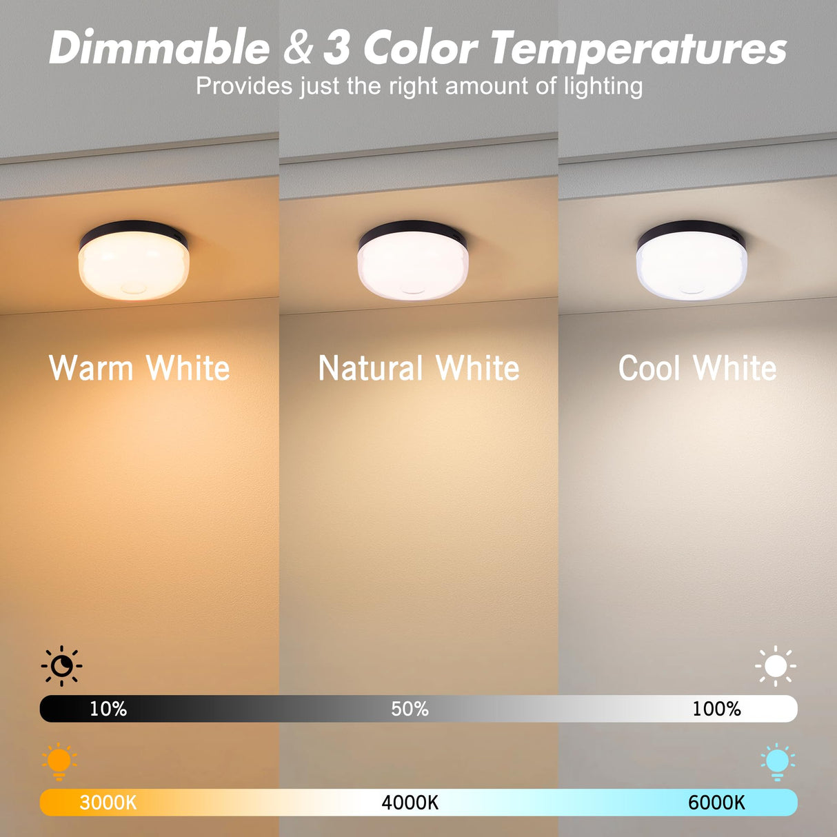 4-Pack Rechargeable Shower Lights for Inside Shower, 15 RGBW Color Changeable Waterproof Lights for Shower with Remote(Dimmable＆Timer), Wireless LED Mood Lighting for Bathroom, Closet, Bedroom, Party