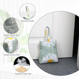 CERAYOU Cute Decorative Weighted Door Stopper, Trapezium Fabric Door Stop with Handle Heavy Duty Door Floor Stop for Home Office Bedroom Living Room