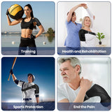 AIRE Shoulder Brace for Men and Women Recovery, Adjustable Shoulder Support for Rotator Cuff, AC Joint Pain Relief, Arm Sling for Injury, Perfect Fit Arm Compression Sleeve (One Size Regular)