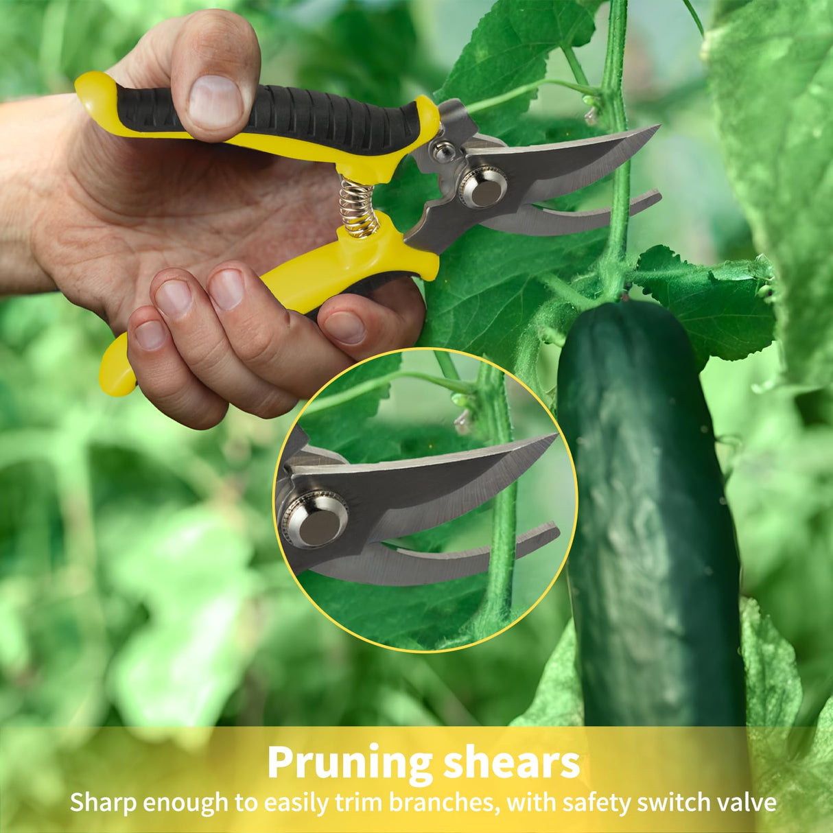 Garden Tool Set 4-Piece,Heavy Duty Aluminum Gardening Tools