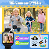 Kids Smart Watch Boys Gift Age 3-12 with 39 Games Alarm Clock Camera Video Music Player Pedometer Flashlight 12/24 hr HD Touch Screen Kids Watch Christmas Birthday Toys for Boys Ages 4 5 6 7 8 9 10