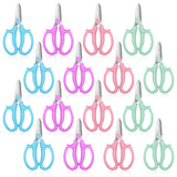 16Pcs Floral Scissors Garden Flower Scissors Shears for Cutting Fresh Flower Floral Cutters Garden Shears for Gardening Flowers Arrangement, Trimming Plants, Stainless Steel