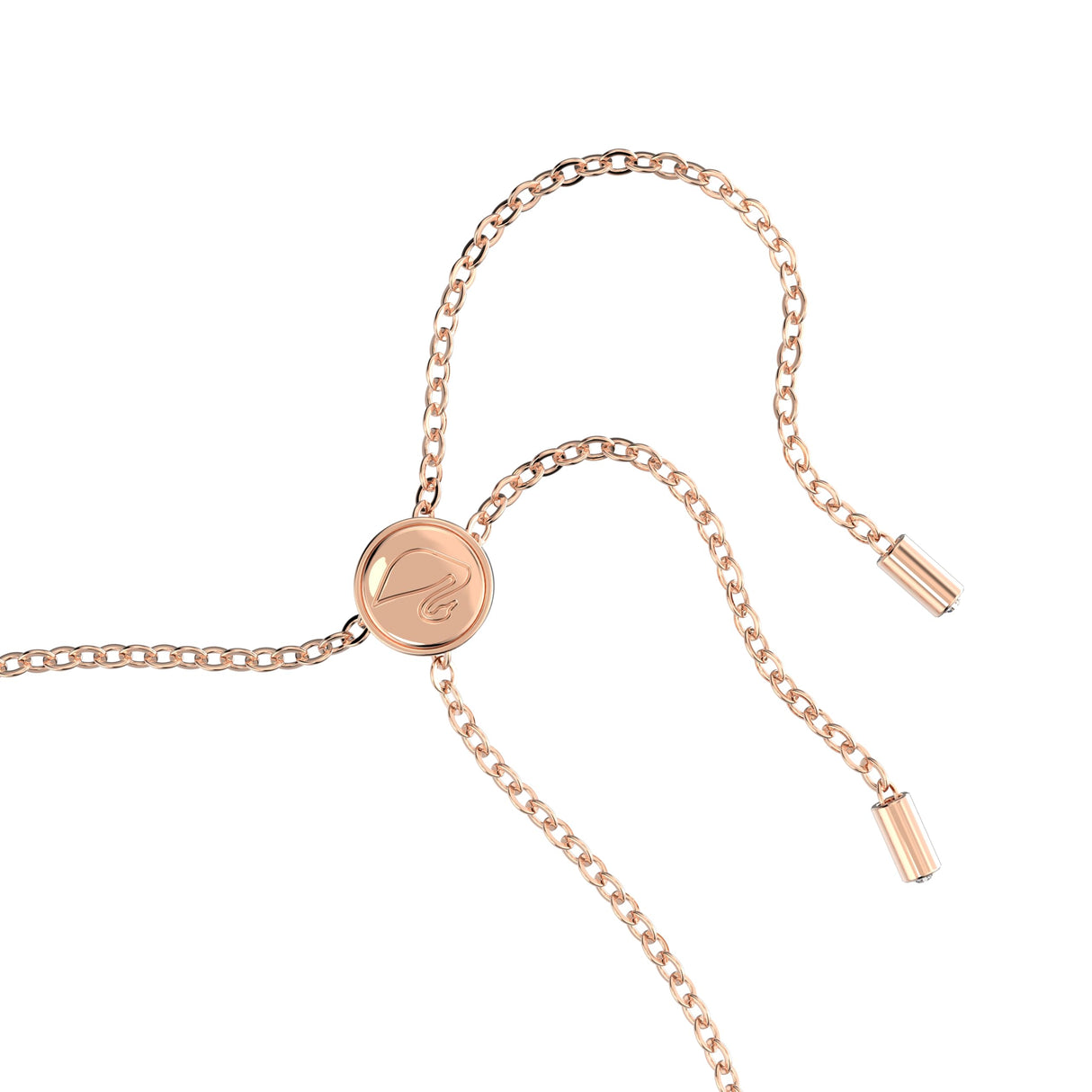 Swarovski One bracelet, Heart, Pink, Rose gold-tone finish