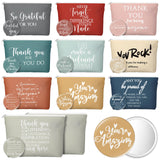 Vercraft 20 Pcs Employee Appreciation Gifts Inspirational Canvas Makeup Bags Compact Mirrors Bulk Cosmetic Bags Portable Mirror Thank You Gifts for Women Christmas Nurse Practitioner (Praise)