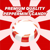 Starlight Peppermint Candy Bulk - 5 Pounds Approx 450 Candies - Hard Candy Individually Wrapped Christmas - Holiday Mints