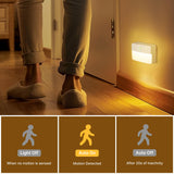 8 Pack Rechargeable Motion Sensor Stair Lights for Indoor, Wireless Battery Operated Night Light,Magnetic Led Stick On Portable Lamp for Step Hallway Closet Under Cabinet Bedroom Kitchen Bathroom