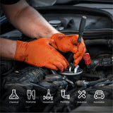 ANBOSON 10 Mil Diamond Textured Nitrile Gloves, Heavy Duty Disposable, Extra Thick, Latex & Powder Free, Chemical and Puncture Resistant, Ideal for Auto Repair, Cleaning, Painting, X-Large