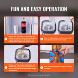 VEVOR Slushie Machine for Home, 34oz Tank Home-use Margarita Machine, Smoothie Frozen Drink Maker with Food-grade Materials, Slushy Machine for Home DIY, Kids' Parties, Black