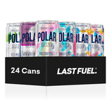POLAR 100% Natural Seltzer Jr - 24 Pack - The Impossibly Good Collection Variety - No Sugar, Juice, or Sweeteners -7.5 FL OZ