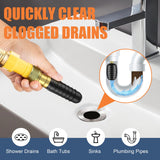 Fosenlion 3 Pcs Drain Bladder Kit, Drain Cleaning Bladder Fits 1" to 6" Pipes, Rubber Drain Bladder Unclogger for Bathroom Sinks, Showers, Swimming Pool Drains, Kitchen Sinks and Main Drains