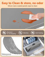 seenlast Warming Mat for Food with Adjustable Temperature Timer,10S Fast Heating Electric Food Warming Mat for Parties Buffet Daily,Food Heating Mat with Insulating Pad Raised Feet Protects Table