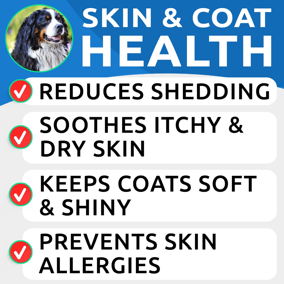 BARK&SPARK Omega 3 for Dogs, Fish Oil Skin & Coat, Itch&Allergy Support