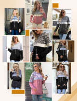 Angerella Buffalo Plaid Pullover Hoodie for Women Christmas Long Sleeve Shirts Sweatshirt Casual Fall Tops Tunics XL