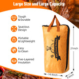 21in BBQ Blanket for Resting Meat- Smoking Meat Insulated Bag for Brisket/Beef/Pork Shoulder/Turkey- Christmas Stocking Stuffers Birthday Anniversary Retirement Smoker Accessories Gift for Men Him Dad