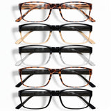 Gaoye Professional Reading Glasses for All Day - Computer Readers with Blue Light Protection - Value Pack