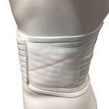 OTC Lumbosacral Support, 7-inch Lower Back, Lightweight Compression, Elastic, White, Medium