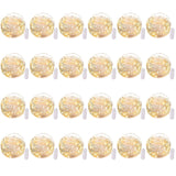 Brightown 24 Pack Fairy Lights Battery Operated - 7Ft 20 Led Mini String Lights Silver Wire Waterproof Firefly Starry DIY Lights for Bedroom Patio Wedding Party Christmas Decor (Warm White)