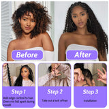 Human Braiding Hair for Boho Braids Human Hair 3 Bundles/Pack 110g 20 Inch Deep Wave Bulk Human Hair for Braiding Curly Knotless 12A Brazilian Virgin Ombre Balayage