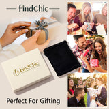 FindChic Cuban Link Anklets for Women Black Ankle Bracelets Waterproof Herringbone Chain Layered Foot Jewelry