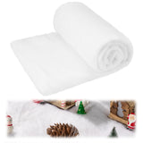 JOYIN Christmas Snow Blanket Roll (3x8 Ft,4 Pcs) for Christmas Decorations, Village Displays, Under The Xmas Tree-Thick White Soft and Fake Snow Cover for Holiday Decor and Winter Displays
