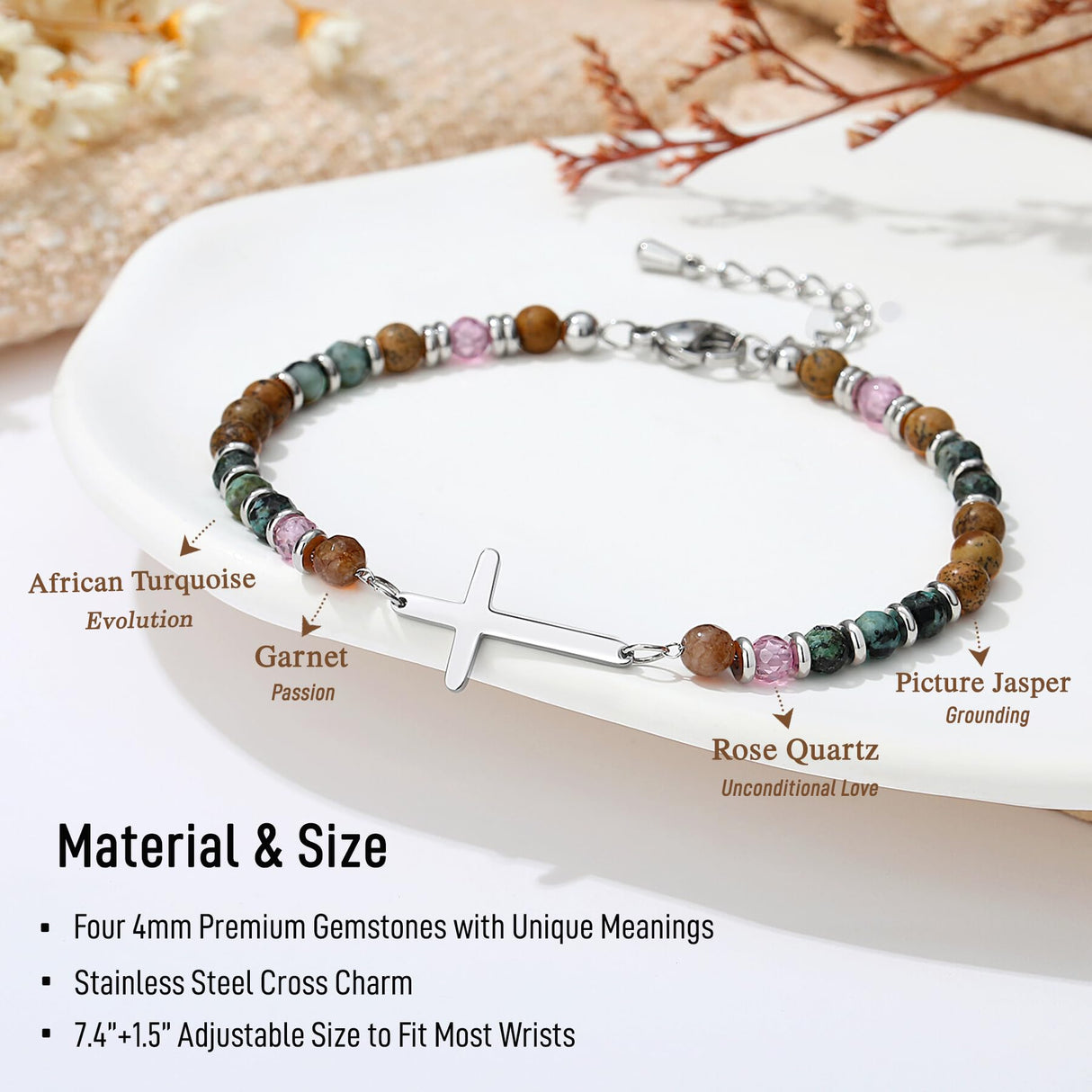 Best Friend Friendship Gifts for Women, Stocking Stuffers for Women Teens 2025, Christian Cross Bracelet Jewelry, Friendship Bracelets, Friend Birthday Christmas Gift for Woman