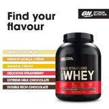 Optimum Nutrition Gold Standard 100% Whey Protein Powder, Double Rich Chocolate, 5 Pound (Packaging May Vary)