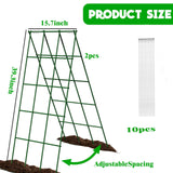 No Assembly Required Cucumber Trellis,2 Pack Trellis for Cucumbers,Outdoor Raised Bed Climbing Plant Support,A-Frame Garden Frame,Used for Vegetables,peas,Tomatoes,Squash,Melon and Fruit Frame