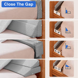 EUHAMS Twin Size Bed Wedge Pillow - Bed Gap Filler Mattress Wedge Headboard Pillow - Fill The Gap (0-7") Between Headboard and Mattress for Sleeping Backrest Pillow (39"x10"x6" Grey)