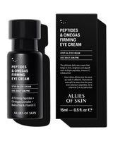 Allies of Skin Peptides Firming Eye Cream | Under Eye Moisturizer for Dark Circles & Puffiness | Bakuchiol, Ceramides and Vitamin C for Fine Lines and Under Eye Area | 0.5 oz