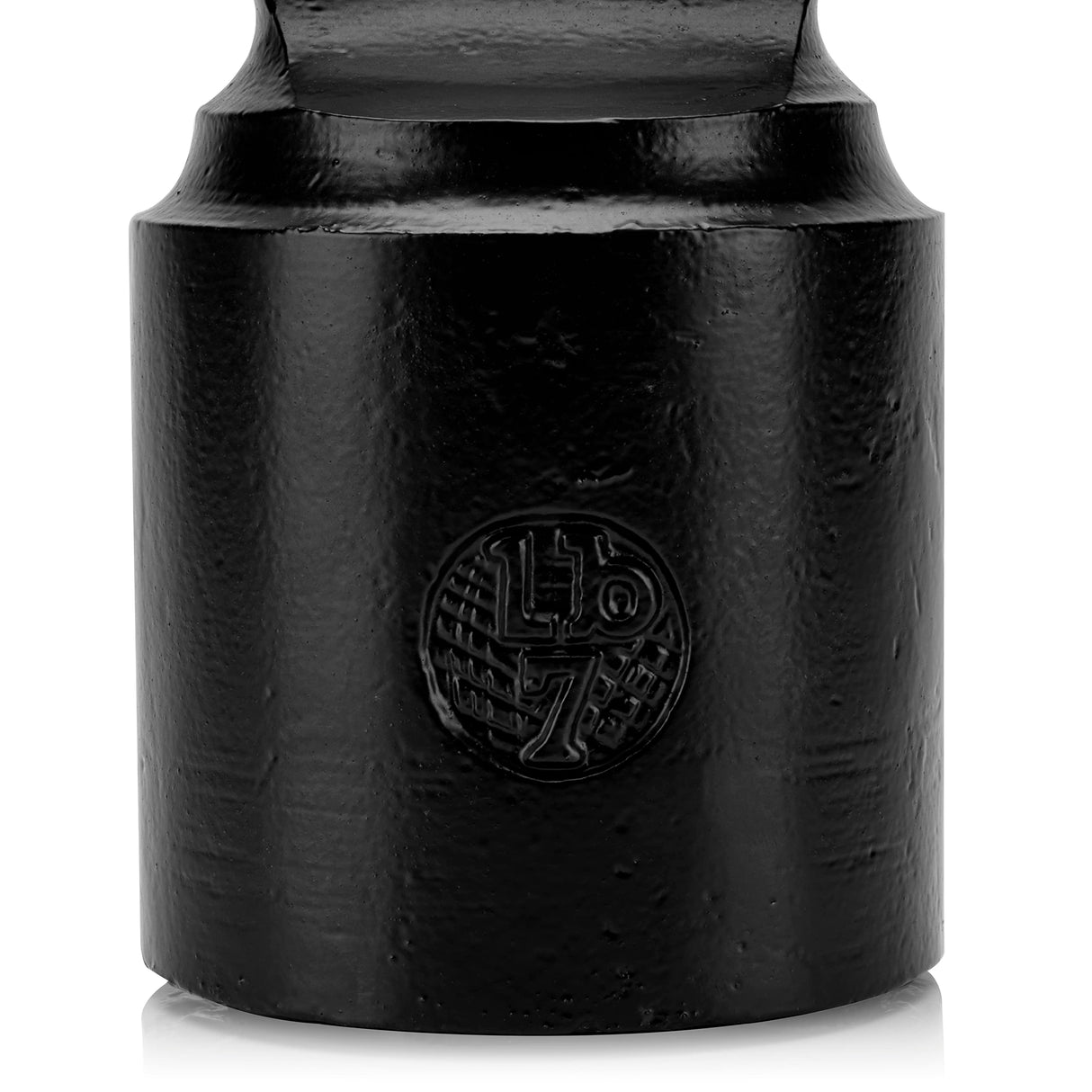 CRAFTSMAN ROAD Cast Iron Door Stop Decorative, Weighted Heavy Door Weight 7lb Antique Free Standing 7' x 4' Non Slip with Handle (Black)