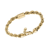 Armani Exchange Men's Gold-Tone Stainless Steel Chain Bracelet (Model: AXG0124710)
