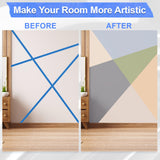 NEOACT 24 Rolls Blue Painters Tape 2 Inch Wide,55 Yards Multi-Surface Residue Free Masking Tape for Walls Painting,Packing,Labeling,DIY Crafts,24 Rolls X 2 Inch X 55 Yards(1320 Yards Total)