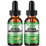 lickshine 2 Pack 3000mg Citrus Bergamot Liquid Drops - High Absorption - Cholesterol Lowering Supplement for Immune Support Anti-Aging, Hight Cholesterol - Soursop Bitters Liquid, 4 Fl Oz