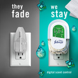 Febreze Plug in Air Freshener, Odor-Fighting Scented Oil Refill, Air Fresheners for Home and Bathroom and Kitchen, Long Lasting for Strong Odors, Unstopables Fresh Scent, 0.87oz Refills, 3 Count