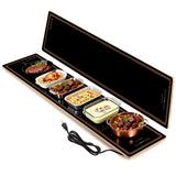 Electric Warming Tray for Buffets Party(59x14 Inches)Food Warming Mat with 12 Temp-Settings,Built-in Thermostat and Full Surface Heating,Versatile Food Warmers for Parties Buffet,Gatherings,Daily Use