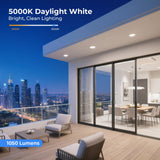 GvvooHome LED Flood Light Bulbs, PAR38 Outdoor Flood Light Bulb 5000K,13W 100W Equivalent, Daylight White LED Floodlight Dimmable, Waterproof for Porch Yard Garage, E26 Base, 15,000 Hrs, 2 Pack