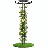 Garden Trellis for Climbing Plants Outdoor,84.6" Tall Umbrella Trellis