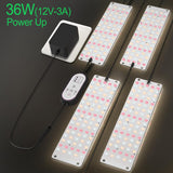 TONYFUL Grow Lights for Indoor Plants, 40W LEDs Plant Lights for Indoor Growing, 360 LEDs Full Spectrum Grow Lights for Seed Starting, Led Grow Light with 3/9/12H Timer,10 Dimmable Levels (4pcs)