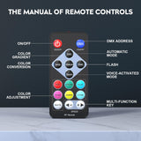 36LED Stage Lights RGB Par Light DMX Lighting Stage Uplights for Events Music Dances Shows Party Wedding Church School Christmas Club (4 Packs)