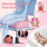 CJACSOC Seat Cushion, Extra Large Memory Foam Cushion for Office Chair Cushions, Ergonomic Cushions Pad Pillow for Pressure Relief Sciatica & Pain Relief for Long Sitting, Pink