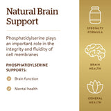 Solgar Phosphatidyl-Serine 200 mg, 60 Softgels - Premium Brain Health Supplement, Supports a Healthy Mind & Cognitive Function - Gluten Free, Dairy Free - 60 Servings
