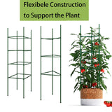 60PCS Plant Stake Arms for Tomato Cage，Expandable 11.8" Plant Supports Trellis Connector Clips for 11mm Garden Plants Stakes Stand Outdoor/Indoor