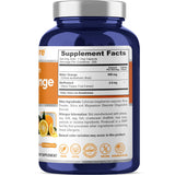 NusaPure Bitter Orange 500mg 200 Veggie Caps (Vegetarian, Non-GMO, Vegan) Bioperine