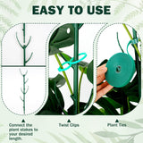 16Pack Stackable Plant Support Stakes, Monstera Plant Support
