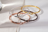 Alex and Ani Faceted Hook Tension Bracelet for Women - Polished Design, Comfortable Tension Clasp, Nickel-Free Bracelet for Women, Ideal Gift Jewelry
