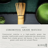 Kiyo Matcha Classic Grade Hatsumukashi Ceremonial Uji Matcha - Pure Japanese First Harvest Ceremonial Grade Matcha Green Tea Powder from Uji, Japan (40g/1.41oz)