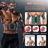 Tactical X Abs Stimulator Military Grade, Vital Flex Core Ab Stimulator Military Grade, MHD TENS - Ab Stimulator and for Easy Abs Muscle Stimulation and Muscle Activation, Ideal Home Gym Device,Unisex