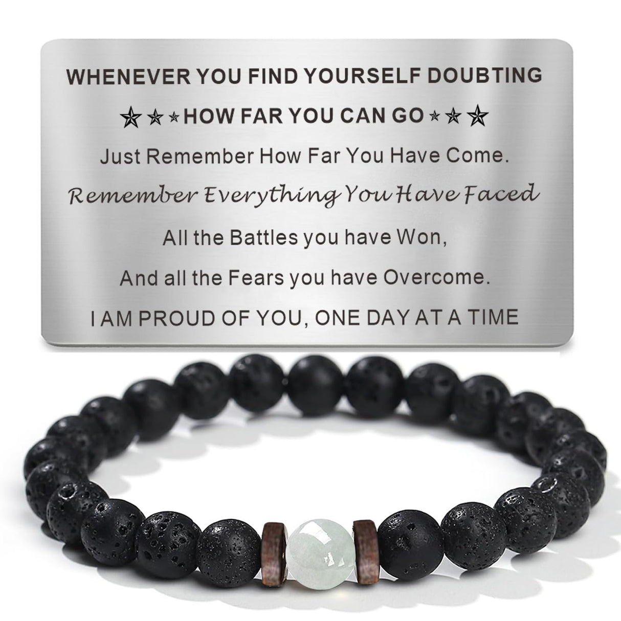 TOLOWOBK Sobriety Gifts for Men Women Sober Anniversary Month & Year NA Recovery Addiction Gifts Alcoholics Anonymous Milestone AA Cards Beaded Bracelets Valentines Day Easter Christmas Gifts for Him